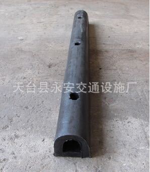 D型橡胶条码头保护条船舶防撞板装卸平台垫墙面倒车墩缓冲带