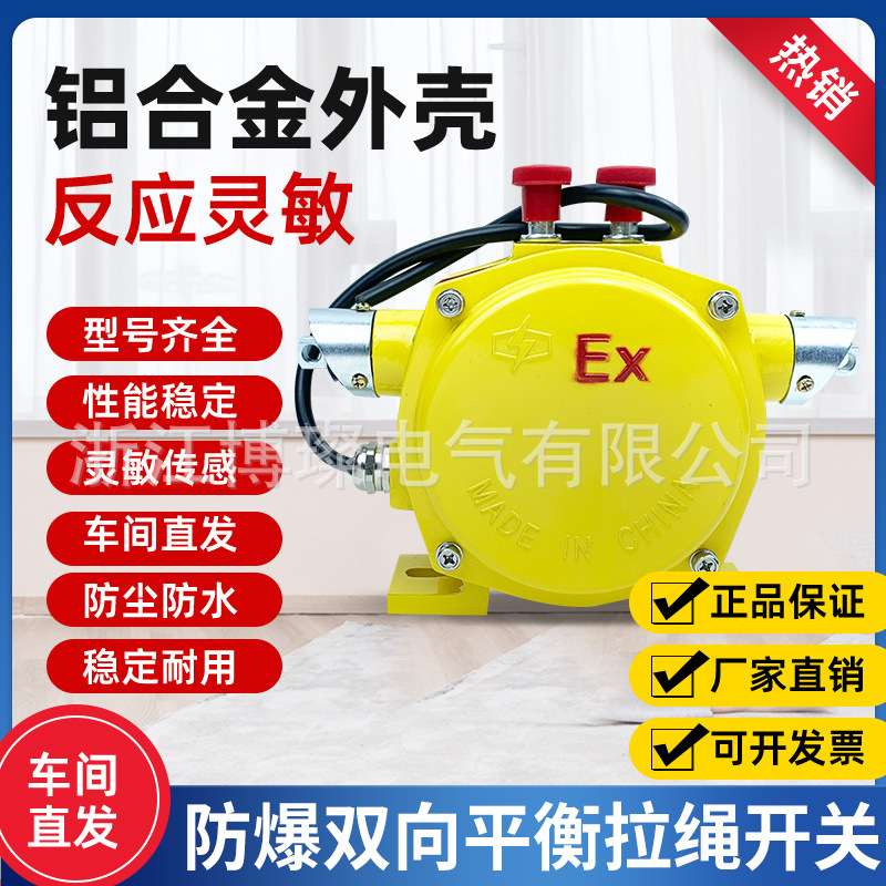 抗冲击高强度高密性高端防爆双向拉绳开关BKLT2 EXKLT2 XLLS-II