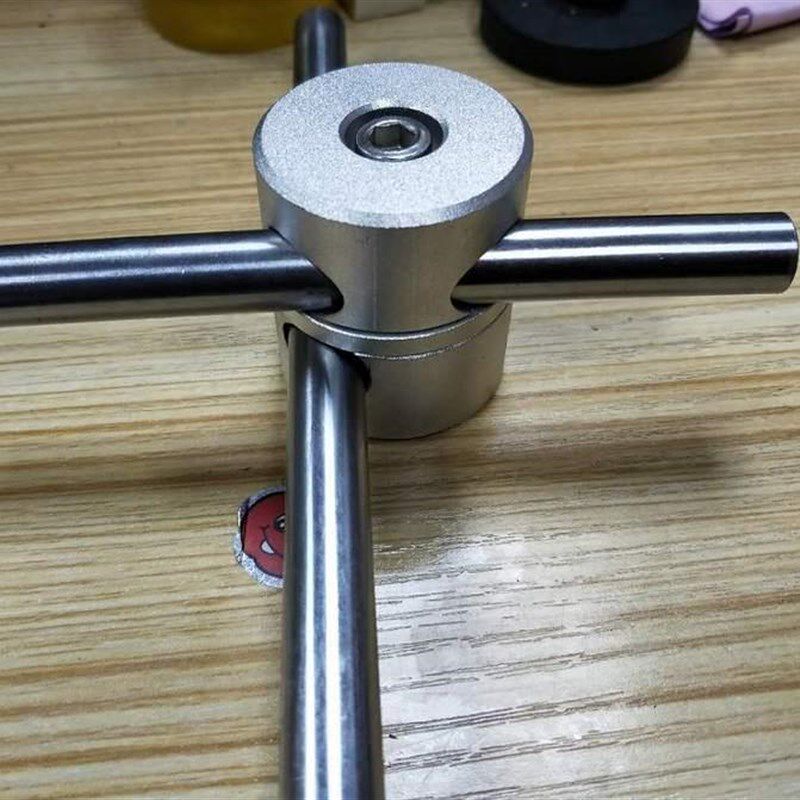 现货速发光轴度旋转支架多角度旋转支架快速锁紧度旋转夹向十字连