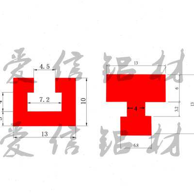 现货速发T型公母槽过炉治具凹凸槽导轨公母槽滑轨道10导轨铝槽条