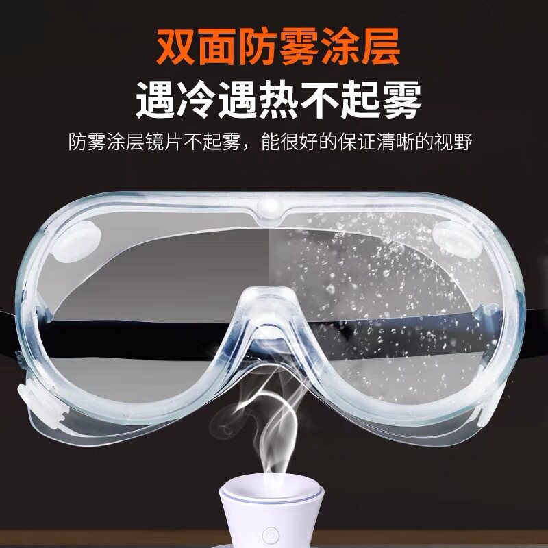 现货速发全密封护目镜防花粉过敏风镜外卖骑手电瓶车骑行防护可戴