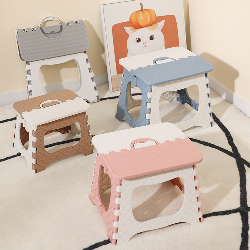 速发小叠凳子童用马扎凳折叠折板凳儿家垫脚凳户外便携式钓鱼凳子