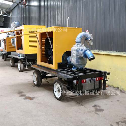 防汛泵车应急抢险大流量吸水移动泵车柴油机清淤抗旱移动自吸泵车