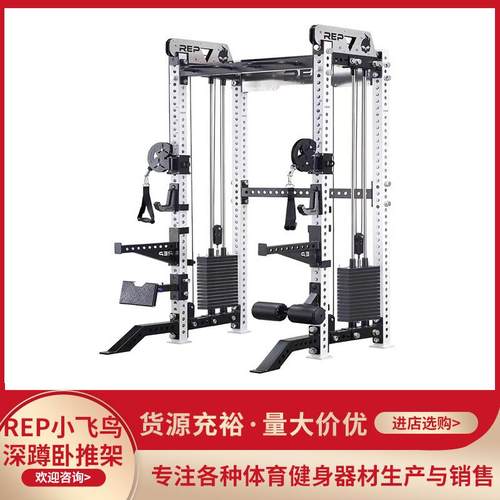 商用REP深蹲架卧推架小飞鸟龙门架双飞鸟训练器健身器材器械杠铃