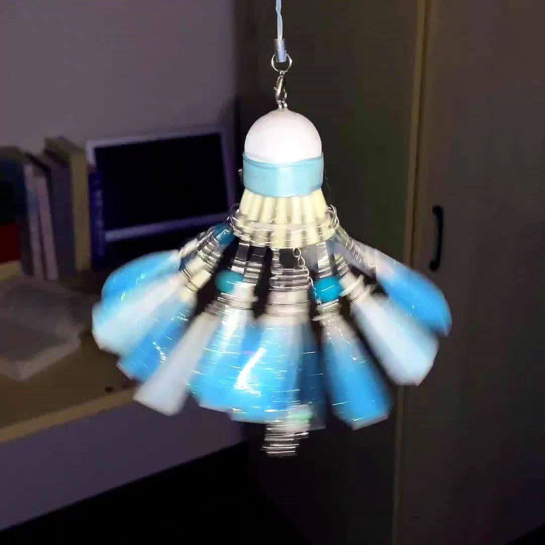 碎冰冰羽毛球挂件diy串珠手工材料钥匙扣送球搭子闺蜜对象礼物