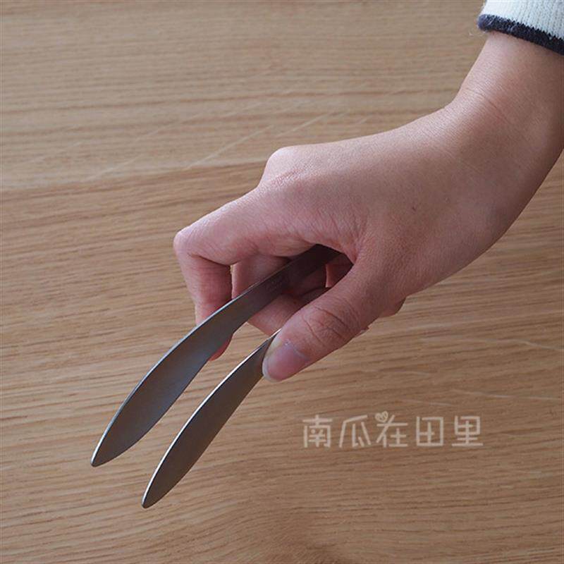 现货AUX Lheye不锈钢料理夹食物夹烧烤夹指尖夹牛排夹凉菜夹子