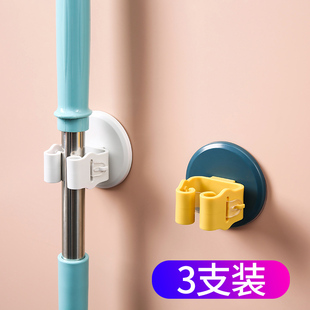 速发免打孔拖把把卫生间拖拖挂架拖把夹壁挂把布架拖把挂钩挂拖架