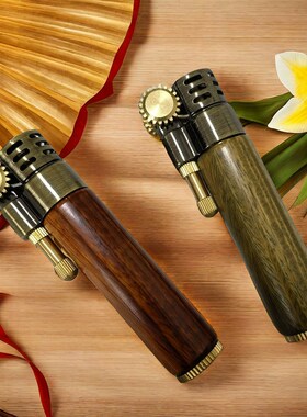 速发意罗Z607黄铜战壕煤轮纤细砂油点火檀木外壳个性创男士佐礼