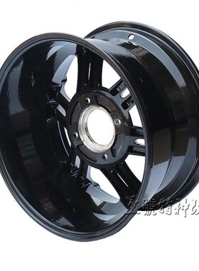 DIY改装四轮卡丁车n沙滩车摩托车轮毂235/30-14寸扁平铝轮圈