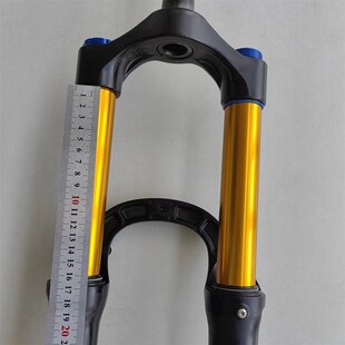 SEMAT山地自行车气压前叉160mm行程肩控可锁死超V软阻尼减震前叉