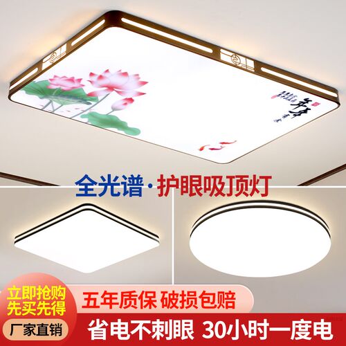 家用客厅大灯吸顶灯饰大厅主卧室吊灯具现代简N约大气2025新款中