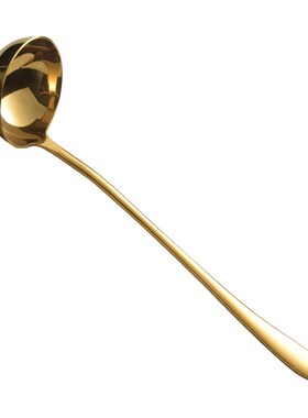 JOMU 304不锈钢家用火锅汤漏勺 长柄盛汤盛粥勺子大.汤壳过滤勺