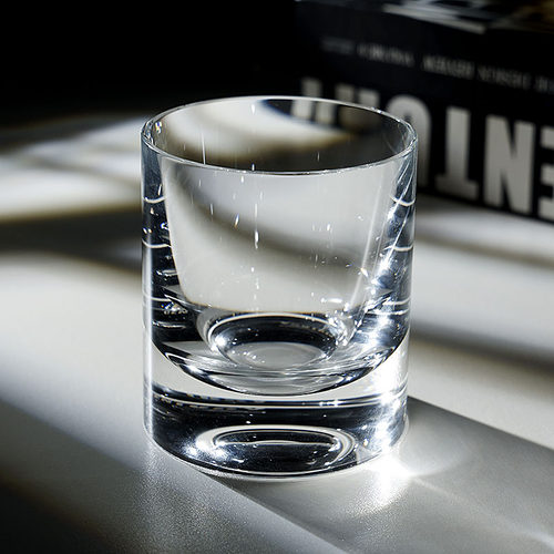 高级感纯手工高端K9水晶威士忌酒杯家用P大号洋酒杯红酒杯子