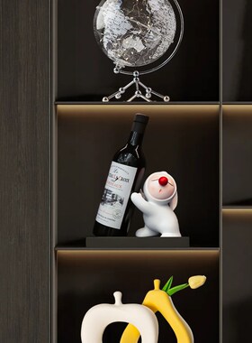 采购产品兔子酒架g装饰品,高端可及的豪华桌子装饰品,客厅酒柜,餐