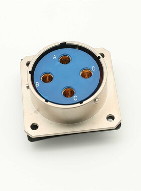 YGD26N2804J02+YGD20N2804K圆形电连接器4芯航空X插头座工厂直销