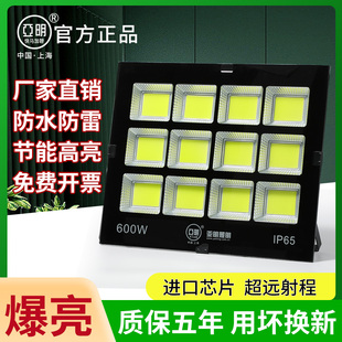 亞明LED戶外照明m庭院室外防水探照路燈工程工業車間廠房投光射燈