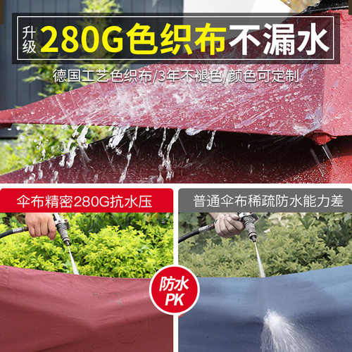 远茂户外遮阳伞罗马n伞庭院伞遮阳伞商用花园大型露台室外方形雨