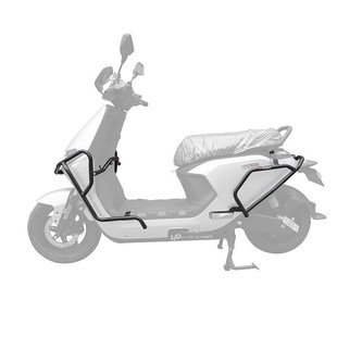 适用9号电动车M95C 防摔棒M85C前后保护架防摔护 保险杠M95CC改装