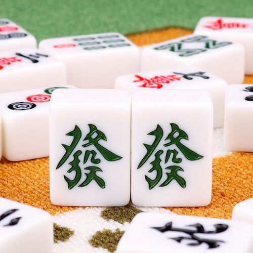 大号手搓麻将38/40/42/44号彷玉家用手打麻O将牌凑十144张送桌布