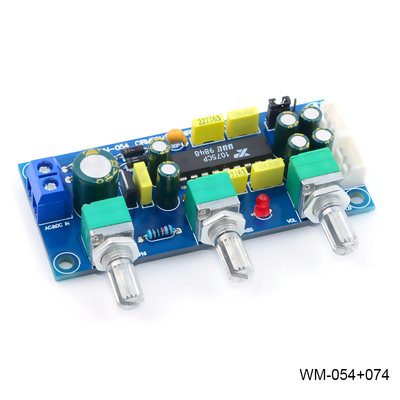 XR1075f音调板BBE数字音频前级板声音美化激励器功放前置调音板