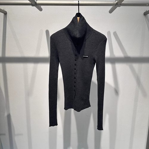 国内代购2025秋冬季新款修身绵羊毛针织衫女打底衫AR804111