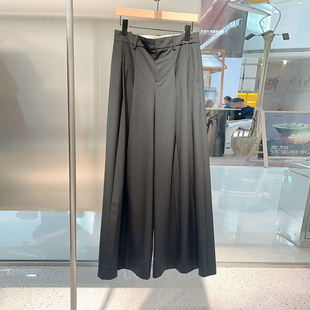 百搭高腰显瘦阔腿休闲裤 新款 女BR302150 2026春夏季 艾诺丝国内代购