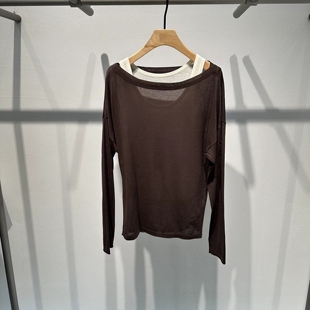 2026春季 背心两件套针织衫 新款 百搭长袖 801139 时尚 艾诺丝国内代购