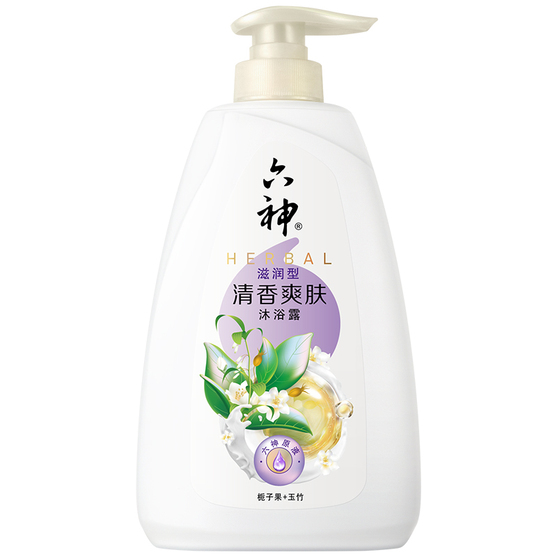 750ml 六神清香爽肤沐浴露750ml*1瓶 25.9元