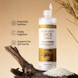 TONER大米爽肤水提亮润肤湿敷水soothe GLOW WHITE RICE skin the
