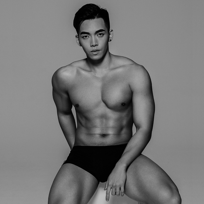 Asianbum男平角内裤纯棉透气U凸