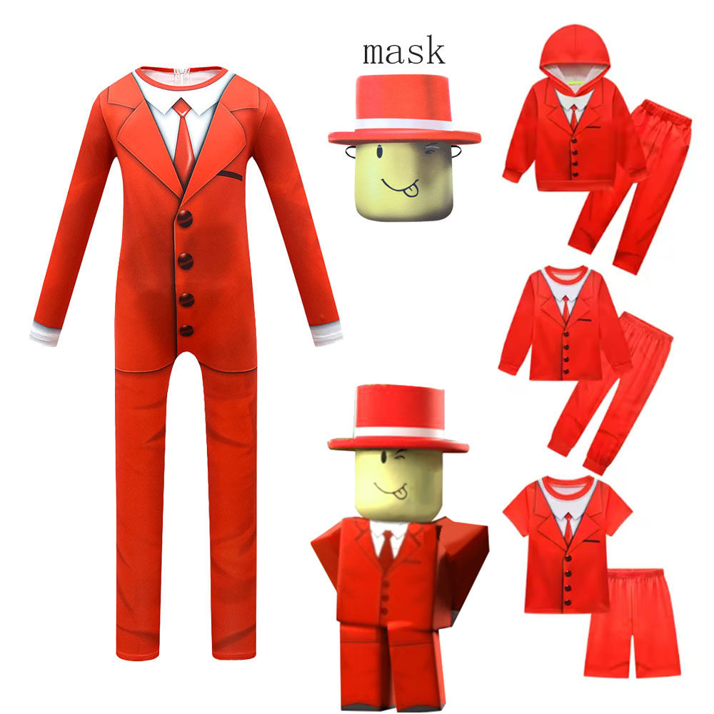 Pocket Devs-Roblox 儿童cosplay服装男童万圣节表演cos演出服
