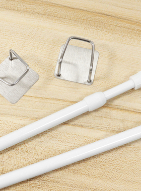 T免打孔伸缩杆A1v501-安装浴帘门帘窗帘杆收缩杆细杆衣柜撑杆