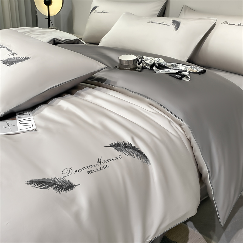 速发上用品季丝夏凉罩夏床真丝轻奢高级感天笠款