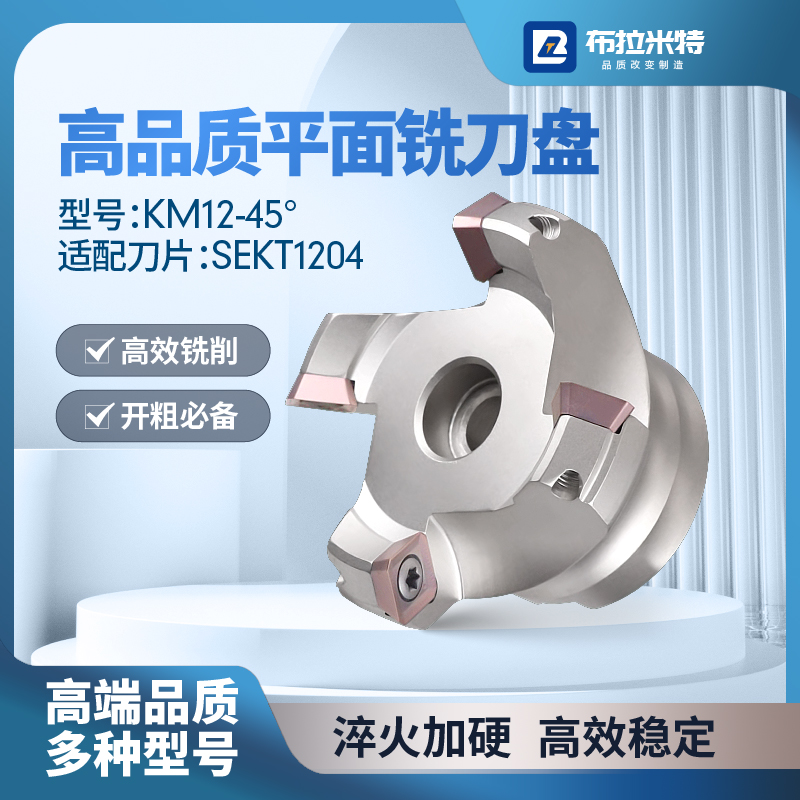 高效防震平面铣刀盘布拉米特
