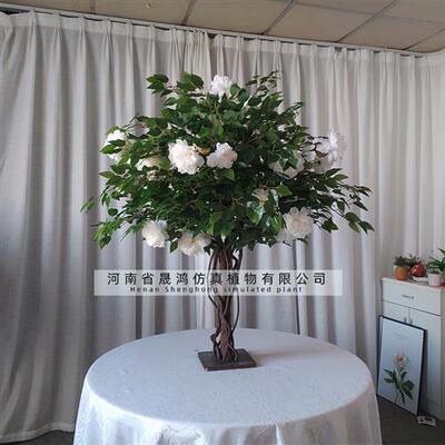 仿真樱花树包柱人造假花逼真大型假树仿真梅花树许愿树桃花树