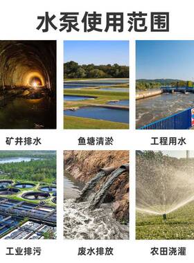 QXN内装工污水泵1.5kw-7kw上出下吸式井矿用用高扬IWI程潜程水3泵