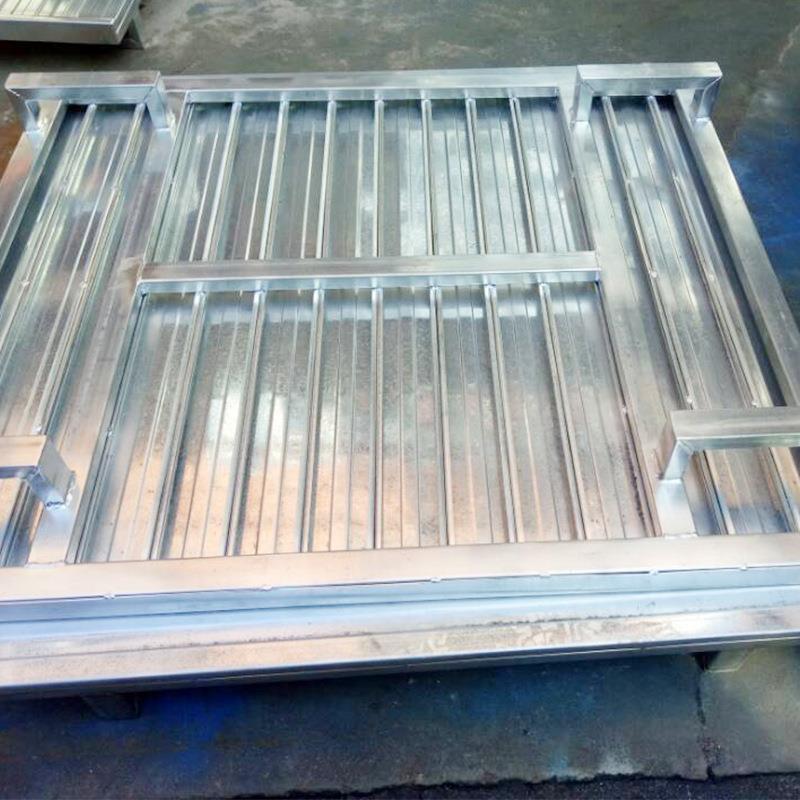 东莞厂家MEN供超应不锈钢卡金板 仓库盘栈板市货物防潮属托金属托