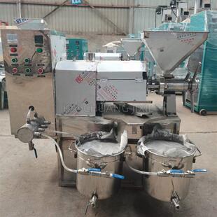 3年新型油FHV螺榨机 中小型花生2葵旋花籽榨油机 商用全自动榨油