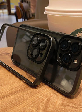 适用苹果17promax手机壳iphone16自带15pm镜头膜13新款11高级感黑色14防摔ip16pro硅胶透明女高端男17pm耐脏