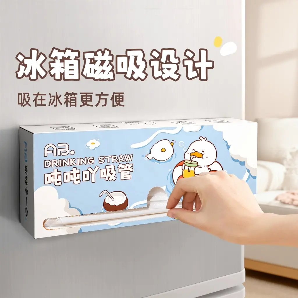 AB吸管一次性单独包装孕妇产妇免弯腰儿童宝宝奶茶喝汤吸管可弯曲