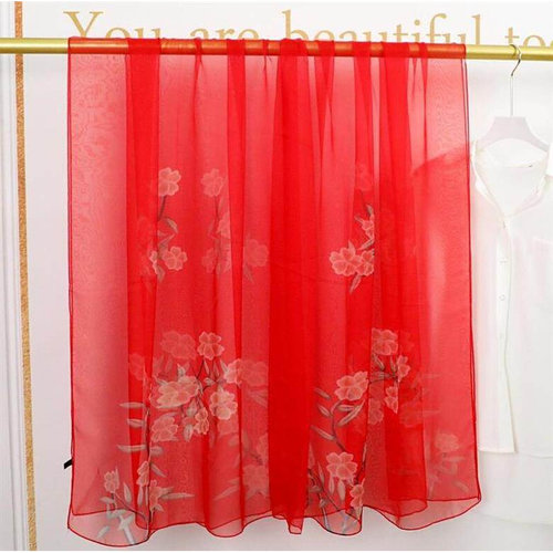 速发Large size silk scarf sun protection gauze shawl warm sc