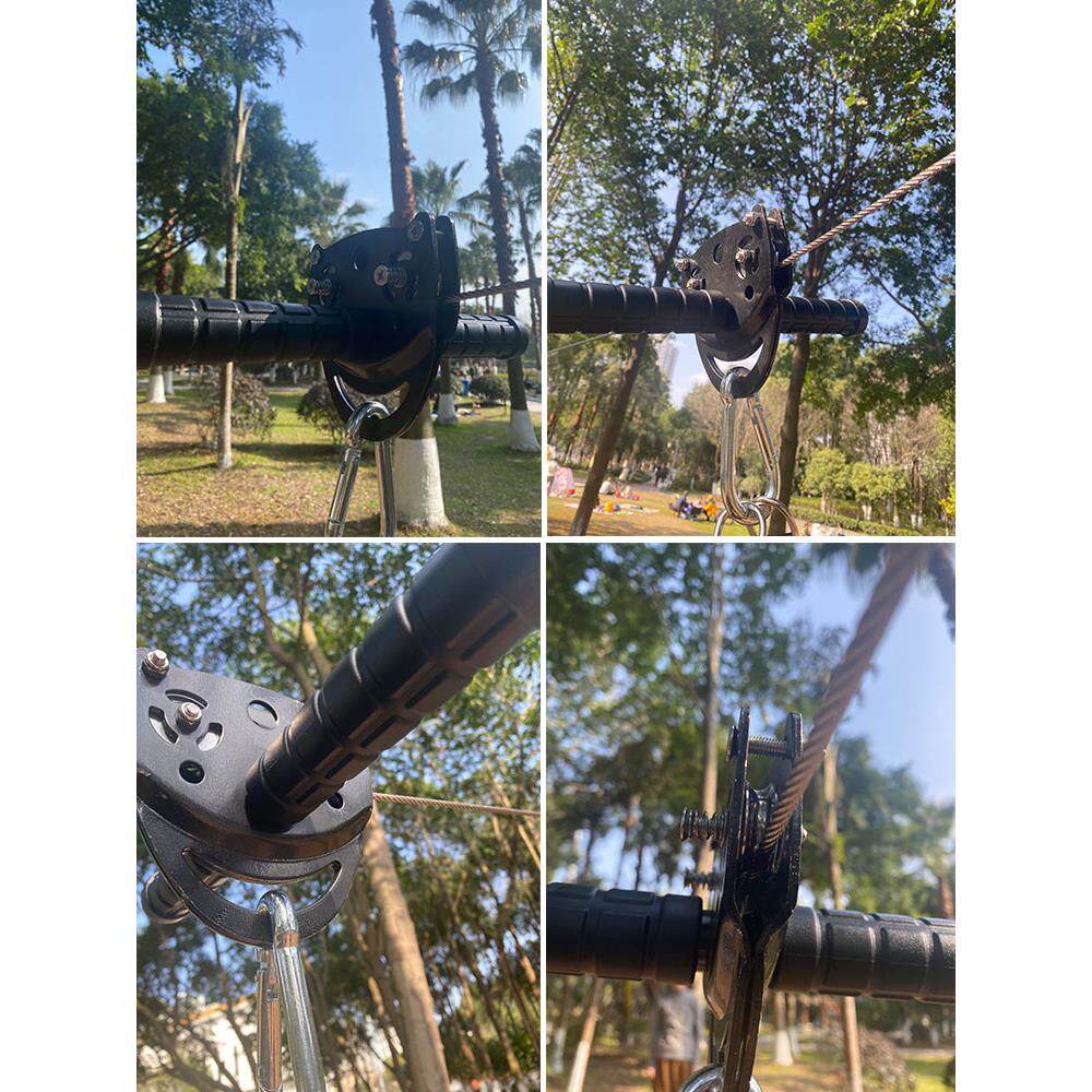 儿童滑行索道幼儿园室内外空中滑轮轨道早教感统训练器材游乐滑索