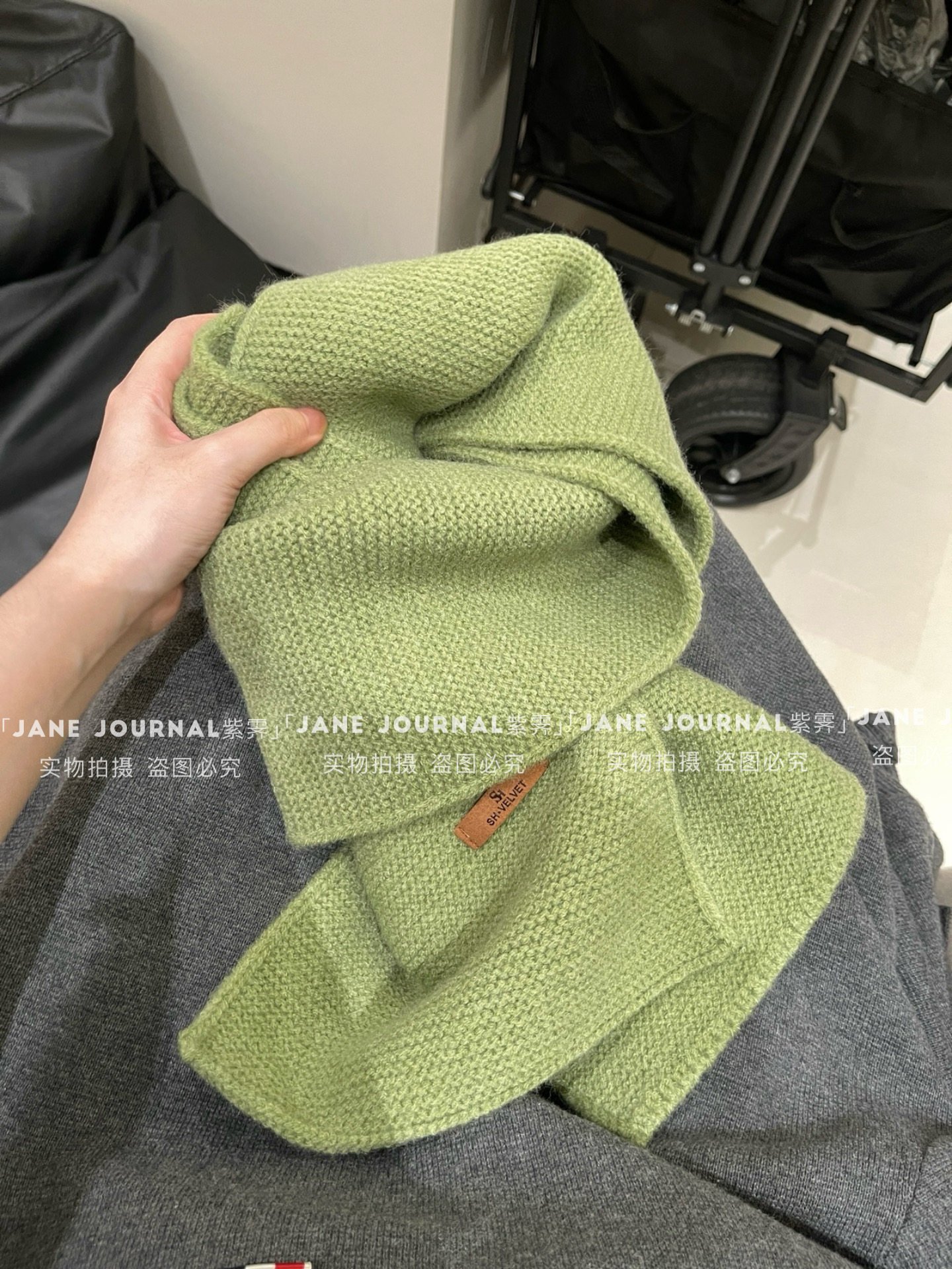 Jane·巨显白韩系温柔纯色针织围巾秋冬保暖氛围感加厚百搭送礼女