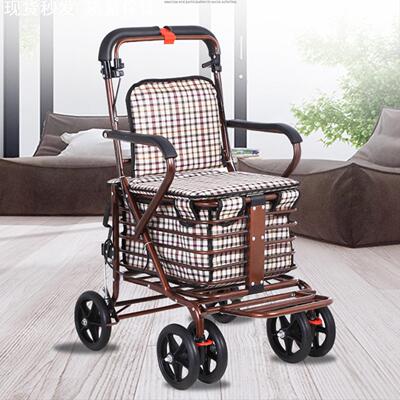 老年人买菜轻便手拉车购物爬楼