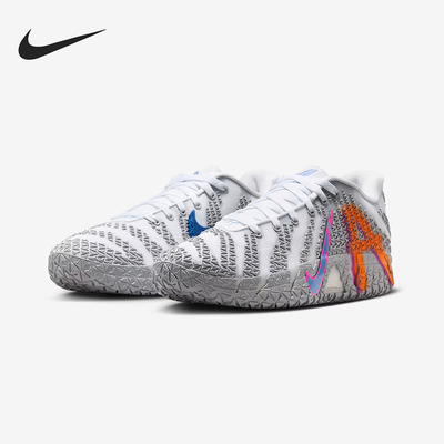NikeJa3灰白低帮实战篮球鞋
