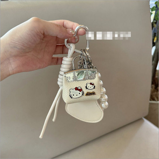 可爱kt猫迷你铂金包挂件