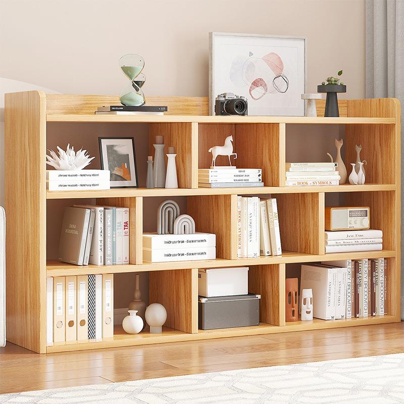 书架落地家用多层放书置物架客厅卧室办公室可移动文件储物格子柜