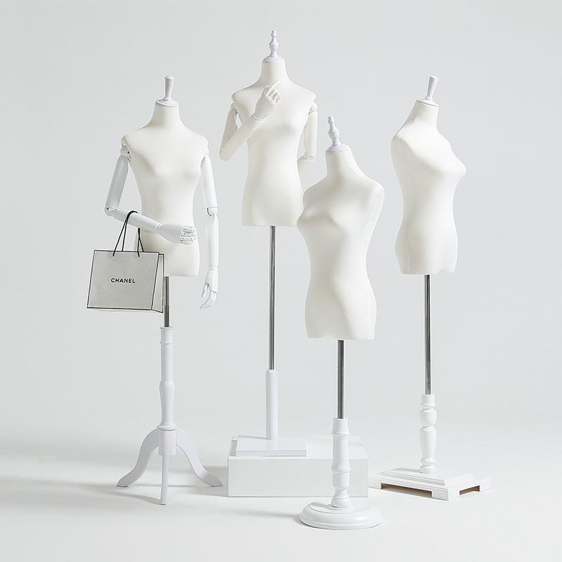模特道具女半身服装店女装假人展示架橱窗全身人台婚纱人体模特架