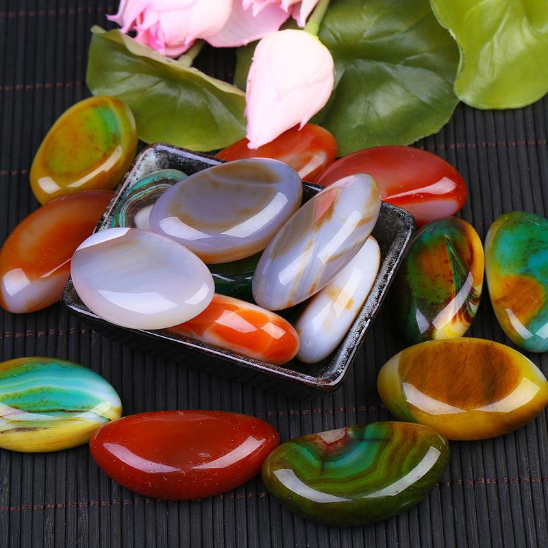 南京原石鹅卵石五彩石批玛瑙石铺地石鱼缸盆景园林景观观赏雨花石