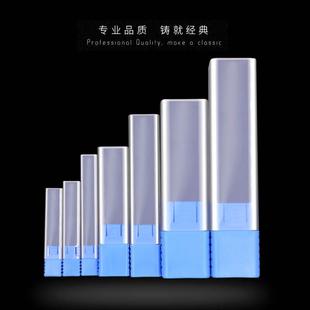 D6单支装 扁管钻头丝锥雕刻刀具套数控铣刀透明塑料零件盒扁管